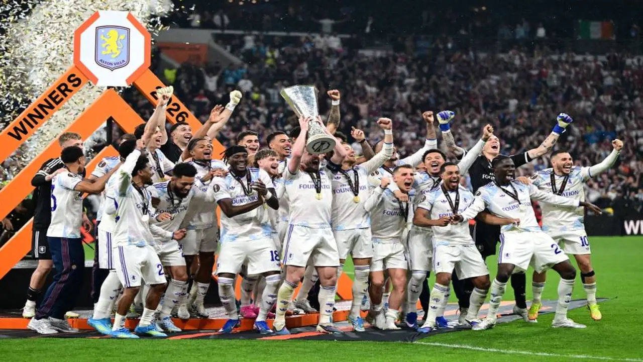 تتويج أستون فيلا بـ”يوروبا ليغ” يشعل سباق الأبطال في إنجلترا